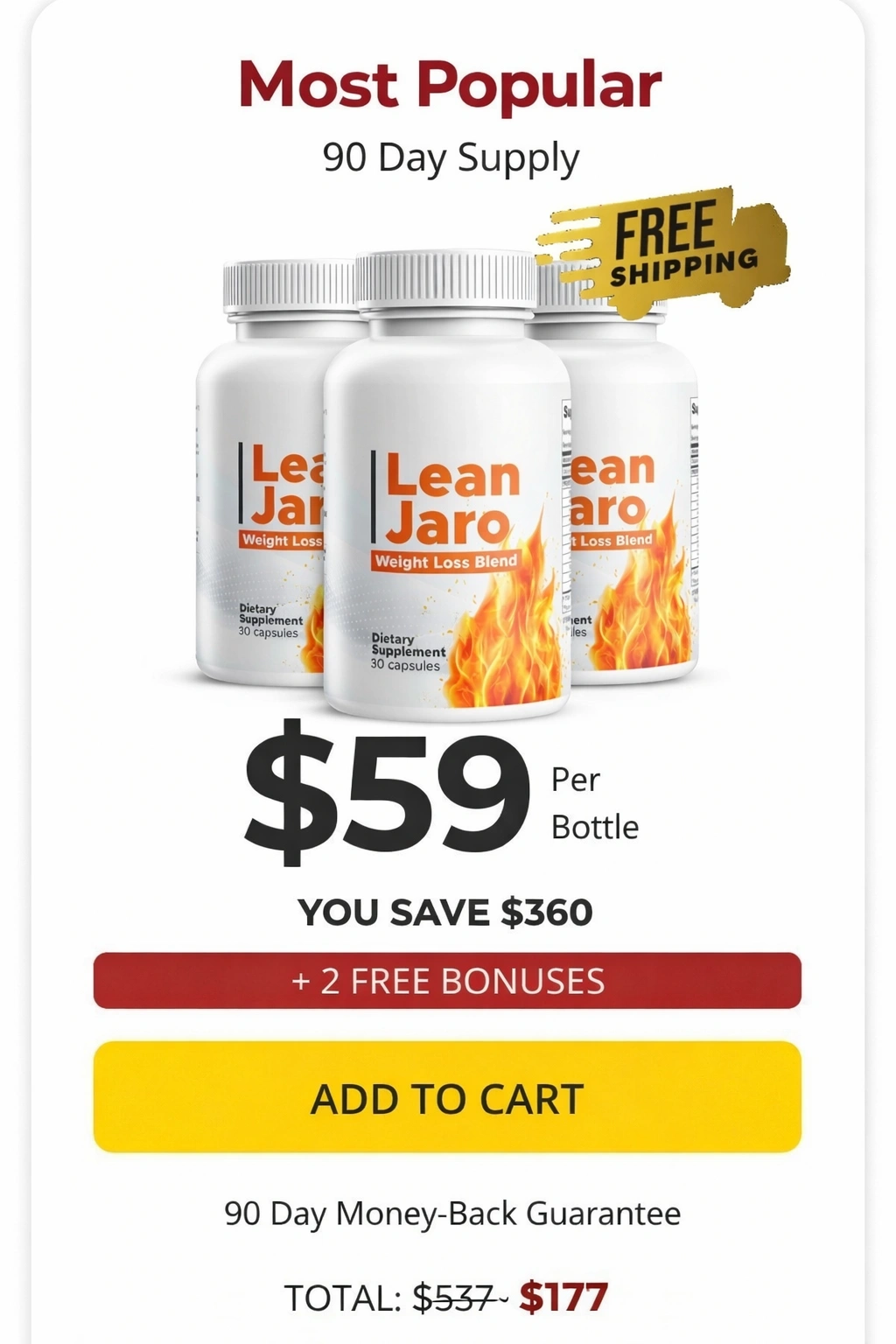 LeanJaro  - 3 Bottle